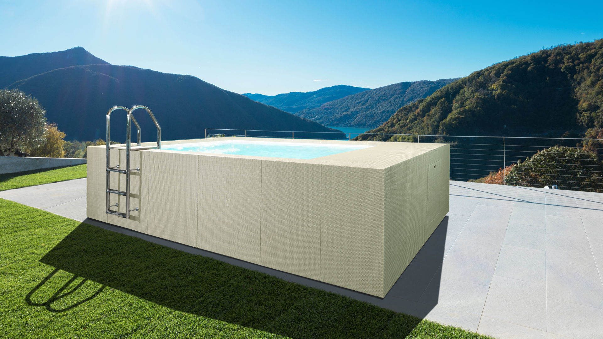 Piscina Fuori terra di design Piscine Laghetto Dolcevita